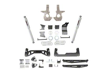 Belltech 7-Inch Suspension Lift Kit with Rear Trail Performance Shocks (16-18 Sierra 1500 Double Cab, Crew Cab w/ Cast Alumium & Stamped Steel Control Arms, Excluding Denali)