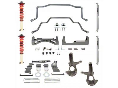 Belltech 7 to 9-Inch Suspension Lift Kit with Sway Bar, Trail Performance Coil-Overs and Shocks (16-18 Sierra 1500 Double Cab, Crew Cab w/ Stock Cast Aluminum or Stamped Steel Control Arms, Excluding Denali)