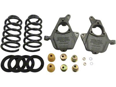 Belltech Lowering Kit; 3 to 4-Inch Front / 5 to 6-Inch Rear (14-16 2WD Sierra 1500 Regular Cab w/ Stock Cast Steel Control Arms)