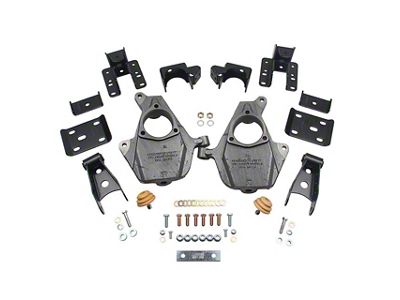 Belltech Lowering Kit; 3 to 4-Inch Front / 5 to 6-Inch Rear (16-18 2WD Sierra 1500 Regular Cab)
