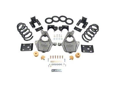 Belltech Lowering Kit; 3 to 4-Inch Front / 5 to 6-Inch Rear (16-18 2WD Sierra 1500 Double Cab, Crew Cab)