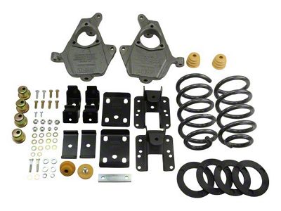 Belltech Lowering Kit; 3 to 4-Inch Front / 5 to 6-Inch Rear (07-13 2WD Sierra 1500 Extended Cab, Crew Cab)