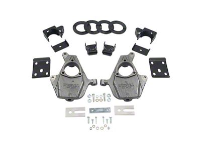 Belltech Lowering Kit; 3 to 4-Inch Front / 7-Inch Rear (16-18 2WD Sierra 1500 Double Cab, Crew Cab)