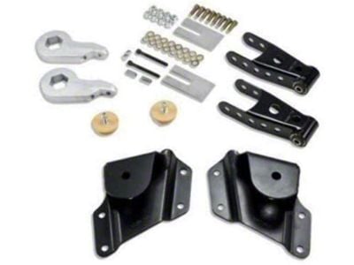 Belltech Lowering Kit; 1 to 2-Inch Front / 4-Inch Rear (05-06 2WD Sierra 1500 Regular Cab)