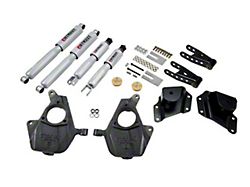 Belltech Lowering Kit with Street Performance Shocks; 2-Inch Front / 4-Inch Rear (05-06 2WD Sierra 1500 Regular Cab)