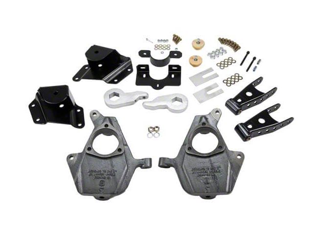 Belltech Lowering Kit; 3 to 4-Inch Front / 4-Inch Rear (05-06 2WD Sierra 1500 Extended Cab)