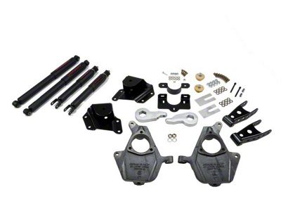 Belltech Lowering Kit with Nitro Drop II Shocks; 3 to 4-Inch Front / 4-Inch Rear (05-06 2WD Sierra 1500 Extended Cab)