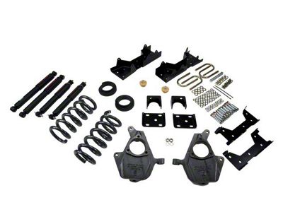 Belltech Lowering Kit with Nitro Drop II Shocks; 4 to 5-Inch Front / 6-Inch Rear (01-06 2WD Sierra 1500 Regular Cab)