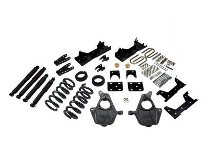 Belltech Lowering Kit with Nitro Drop II Shocks; 4 to 5-Inch Front / 6 to 7-Inch Rear (99-00 2WD Sierra 1500 Regular Cab)