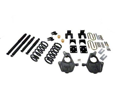 Belltech Lowering Kit with Nitro Drop II Shocks; 3-Inch Front / 4 to 5-Inch Rear (04-06 2WD Sierra 1500 Crew Cab)