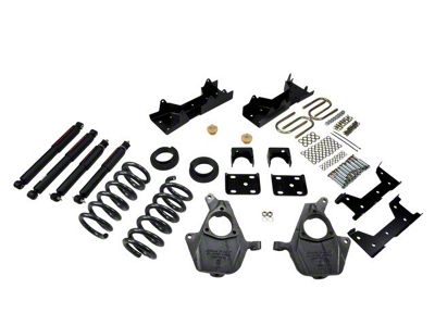 Belltech Lowering Kit with Nitro Drop II Shocks; 4 to 5-Inch Front / 6-Inch Rear (04-06 2WD Sierra 1500 Crew Cab)