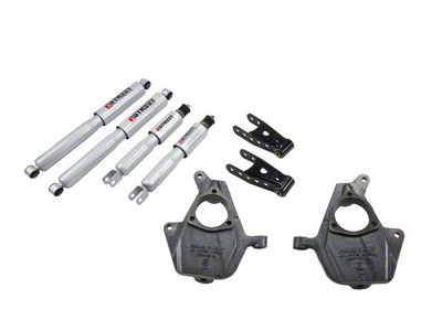 Belltech Lowering Kit with Street Performance Shocks; 2-Inch Front / 2-Inch Rear (03-06 Sierra 1500 Denali)