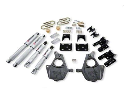 Belltech Lowering Kit with Street Performance Shocks; 2-Inch Front / 4 to 5-Inch Rear (04-06 2WD Sierra 1500 Denali Crew Cab)