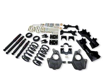 Belltech Lowering Kit with Nitro Drop II Shocks; 4 to 5-Inch Front / 6-Inch Rear (99-00 2WD Sierra 1500 Extended Cab)