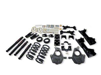 Belltech Lowering Kit with Nitro Drop II Shocks; 4 to 5-Inch Front / 6 to 7-Inch Rear (99-00 2WD Sierra 1500 Extended Cab)