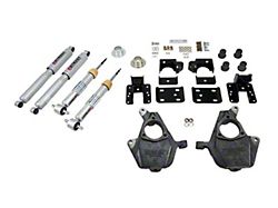 Belltech Lowering Kit with Street Performance Shocks; 3 to 4-Inch Front / 5 to 6-Inch Rear (07-13 Sierra 1500)