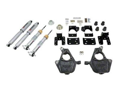 Belltech Lowering Kit with Street Performance Shocks; 3 to 4-Inch Front / 5 to 6-Inch Rear (07-13 Sierra 1500)