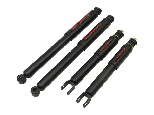 Belltech Nitro Drop II Front and Rear Shocks for 0 to 2-Inch Front / 0 to 1-Inch Rear Drop (99-06 Sierra 1500)