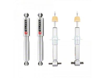 Belltech Street Performance Front Struts and Rear Shocks for 0 to 4-Inch Front / 4-Inch Rear Drop (19-25 Sierra 1500, Excluding AT4 & Denali)