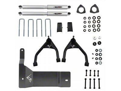 Belltech 4-Inch Suspension Lift Kit with Trail Performance Shocks (07-13 Silverado 1500 Extended Cab, Crew Cab)