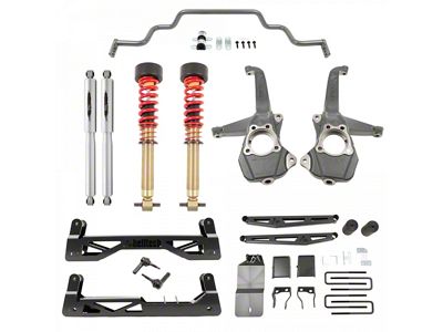 Belltech 6 to 8-Inch Suspension Lift Kit with Sway Bar, Trail Performance Coil-Overs and Shocks (19-24 Silverado 1500 Double Cab, Crew Cab, Excluding Trail Boss)