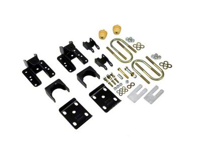 Belltech 4 to 5-Inch Adjustable Drop Flip Kit (04-06 2WD Silverado 1500 Crew Cab)