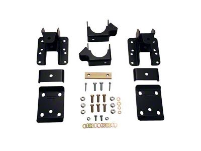 Belltech 5 to 6-Inch Adjustable Drop Flip Kit (07-13 Silverado 1500 w/ 5.80-Foot Short Box)