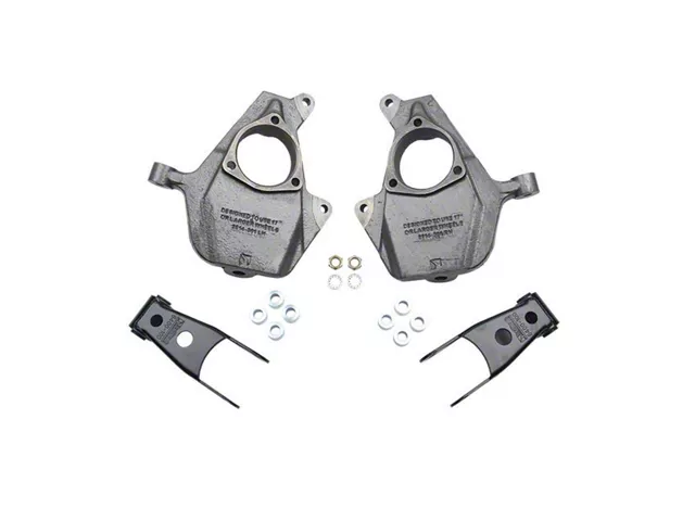 Belltech Lowering Kit; 2-Inch Front / 2 to 3-Inch Rear (16-18 2WD Silverado 1500 w/ Stock Cast Aluminum or Stamped Steel Control Arms)