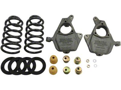 Belltech Lowering Kit; 3 to 4-Inch Front / 5 to 6-Inch Rear (14-16 2WD Silverado 1500 Regular Cab w/ Stock Cast Steel Control Arms)