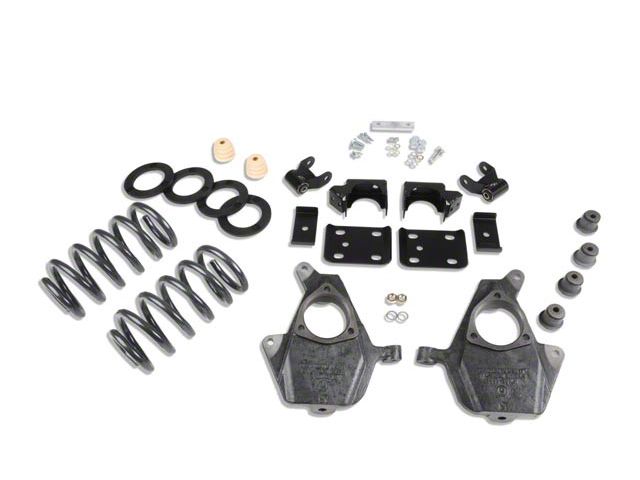 Belltech Lowering Kit; 3 to 4-Inch Front / 7-Inch Rear (14-16 2WD Silverado 1500 Regular Cab w/ Stock Cast Steel Control Arms)