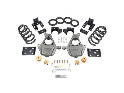 Belltech Lowering Kit; 3 to 4-Inch Front / 5 to 6-Inch Rear (16-18 2WD Silverado 1500 Double Cab, Crew Cab)