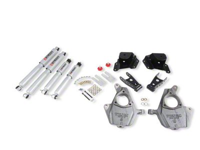 Belltech Lowering Kit with Street Performance Shocks; 2-Inch Front / 3-Inch Rear (99-06 Silverado 1500 Regular Cab)