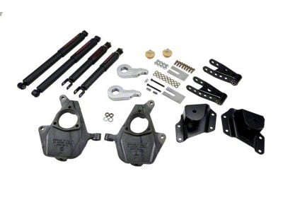 Belltech Lowering Kit with Nitro Drop II Shocks; 3 to 4-Inch Front / 4-Inch Rear (05-06 2WD Silverado 1500 Regular Cab)