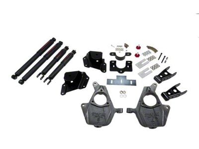 Belltech Lowering Kit with Nitro Drop II Shocks; 2-Inch Front / 3-Inch Rear (99-06 2WD Silverado 1500 Extended Cab)