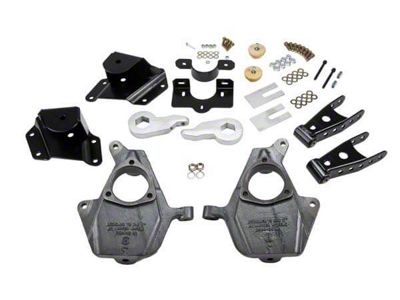 Belltech Lowering Kit; 3 to 4-Inch Front / 4-Inch Rear (05-06 2WD Silverado 1500 Extended Cab)