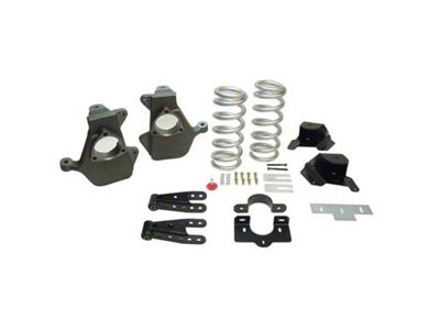 Belltech Lowering Kit; 4 to 5-Inch Front / 6 to 7-Inch Rear (99-00 2WD Silverado 1500 Regular Cab)