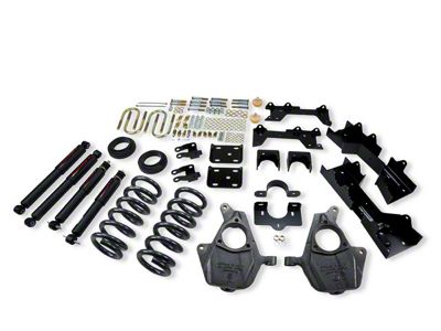 Belltech Lowering Kit with Nitro Drop II Shocks; 4 to 5-Inch Front / 6-Inch Rear (99-00 2WD Silverado 1500 Extended Cab)