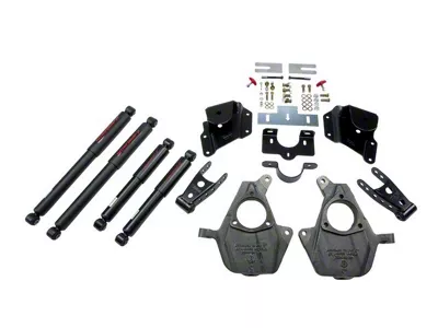 Belltech Lowering Kit with Nitro Drop II Shocks; 2-Inch Front / 3-Inch Rear (05-06 2WD Silverado 1500 Extended Cab)