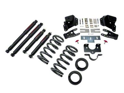 Belltech Lowering Kit with Nitro Drop II Shocks; 2 to 3-Inch Front / 3-Inch Rear (99-06 2WD Silverado 1500 Extended Cab)