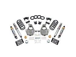 Belltech Lowering Kit with Street Performance Shocks; 3 to 4-Inch Front / 7-Inch Rear (16-18 2WD Silverado 1500 Regular Cab)