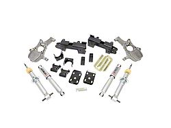 Belltech Lowering Kit with Street Performance Shocks; 2 to 4-Inch Front / 6-Inch Rear (19-26 4WD Silverado 1500 Double Cab, Crew Cab w/ 5.80-Foot Short Box, Excluding Trail Boss)