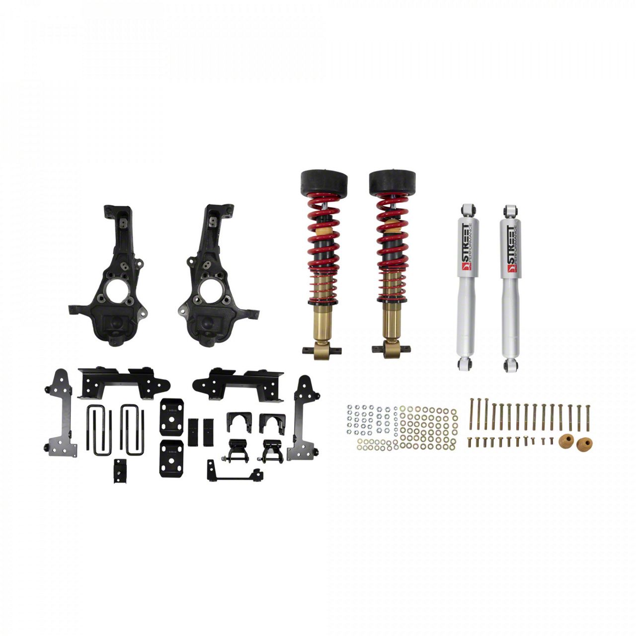 Belltech Silverado 1500 Performance Lowering Kit with Height Adjustable