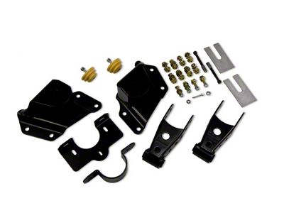 Belltech 4-Inch Drop Leaf Spring Shackle and Hanger Kit (99-06 Silverado 1500 Extended Cab w/ 6.50-Foot Standard Box)