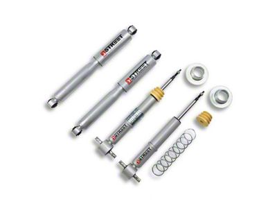 Belltech Street Performance Front and Rear Shocks for 3 to 4-Inch Front / 5 to 6-Inch Rear Drop (07-18 2WD Silverado 1500)