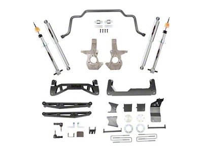 Belltech Suspension Lift Kit; Front and Rear (16-18 4WD Silverado 1500 Double Cab, Crew Cab, Excluding High Country)