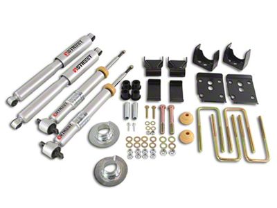 Belltech Stage 3 Lowering Kit with Street Performance Shocks; +1 to 3-Inch Front / 5.50-Inch Rear (15-20 2WD F-150 w/ Short Bed)