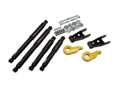 Belltech Stage 2 Lowering Kit with Nitro Drop 2 Shocks; 1 or 3-Inch Front / 2-Inch Rear (97-03 4WD F-150)