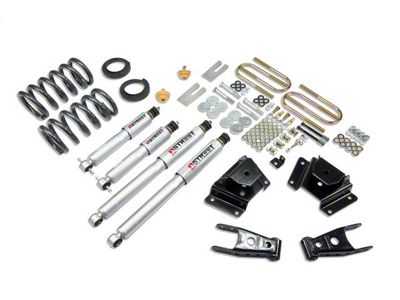 Belltech Stage 3 Lowering Kit with Street Performance Shocks; 1 or 2-Inch Front / 3-Inch Rear (00-03 F-150 Harley Davidson)