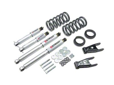 Belltech Stage 3 Lowering Kit with Street Performance Shocks; 0 or 1-Inch Front / 2-Inch Rear (99-03 F-150 Lightning)