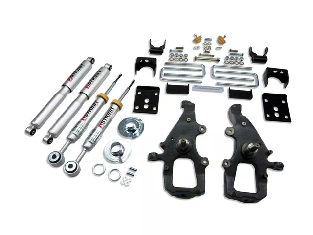 Belltech Stage 3 Lowering Kit with Street Performance Shocks; +1 to -4-Inch Front / 5.50-Inch Rear (04-08 2WD F-150)